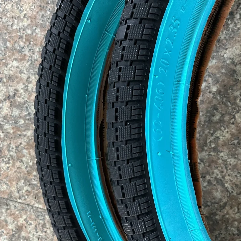 20x2.4 20x2.35 Colored Mountain Bicycle Parts BMX Rubber Tires Red Green Purple Blue Pink White Colour