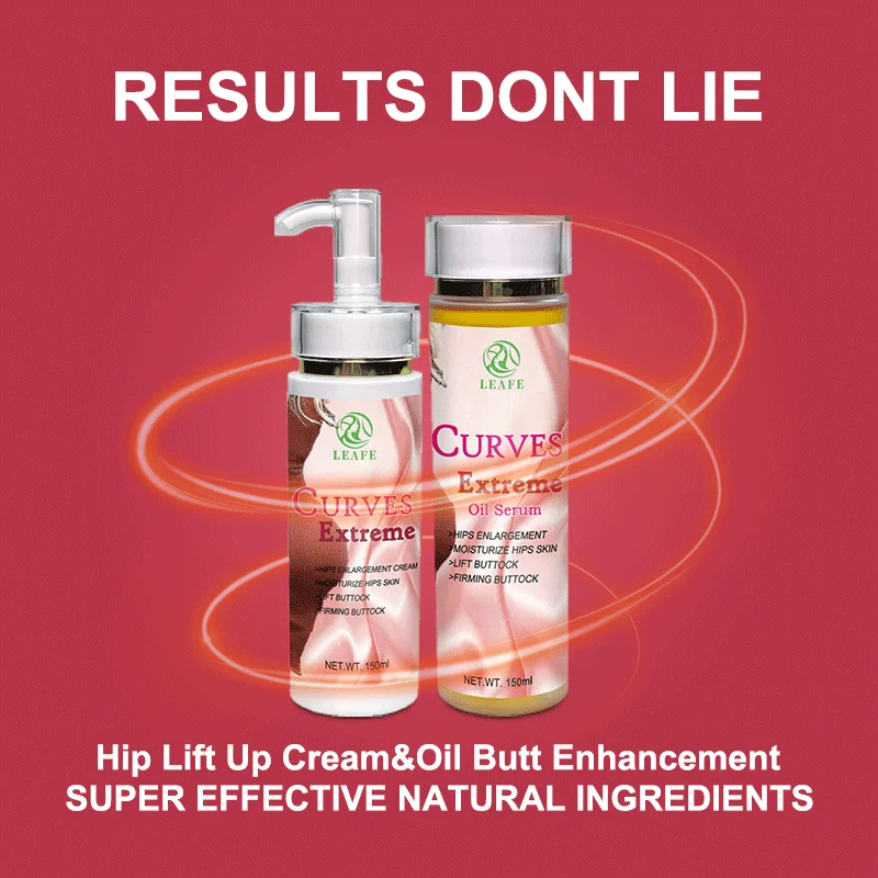 Private Label Hips And Butts Cream And Oil Set Ultimate Maca Butt And Hips Enlargement Cream Butt Enlargement Oil Cream Set