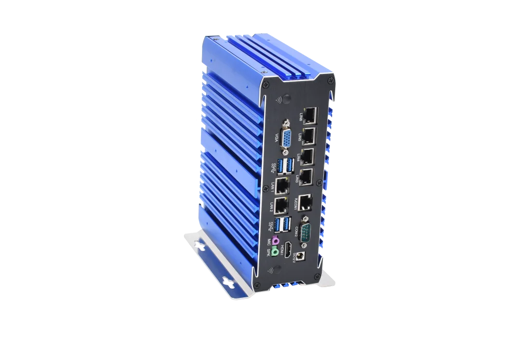 Мини-Itx встроенный ПК 6COM 2Lan безвентиляторный промышленный