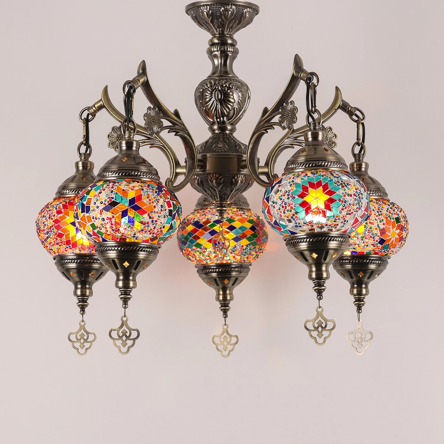 2018 NEW mosaic turkish chandelier lighting