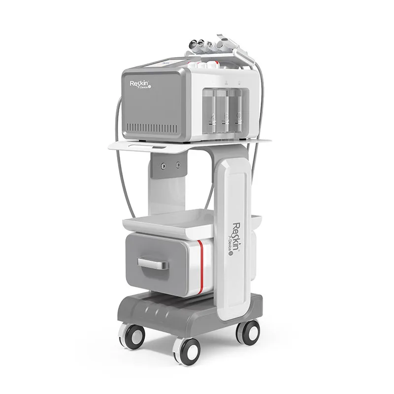 6 in 1 Reskin Mesotherapy Needles Multi-Function Oxygen Facial Cleaning Machine With Hydro Dermabrasion System