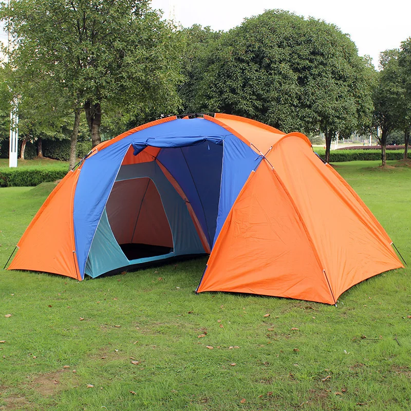 customize Hot Selling Outdoor Camping Tent 3-4 Person Camping Trekking Tent For Wholesale