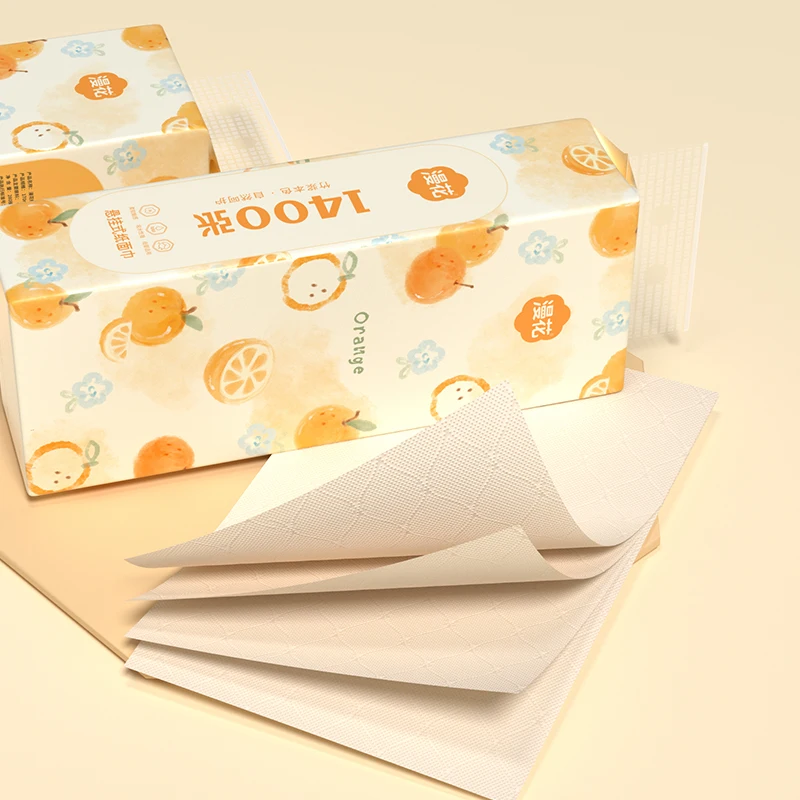 Virgin bamboo pulp paper tissue! Large size toilet hanging tissue paper 5ply ultra-strengthness household bottom paper tissue