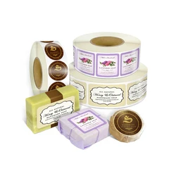 Manufacturer custom soap sticker label  vinyl logo label stickers,adhesive waterproof custom sticker label with logo printed