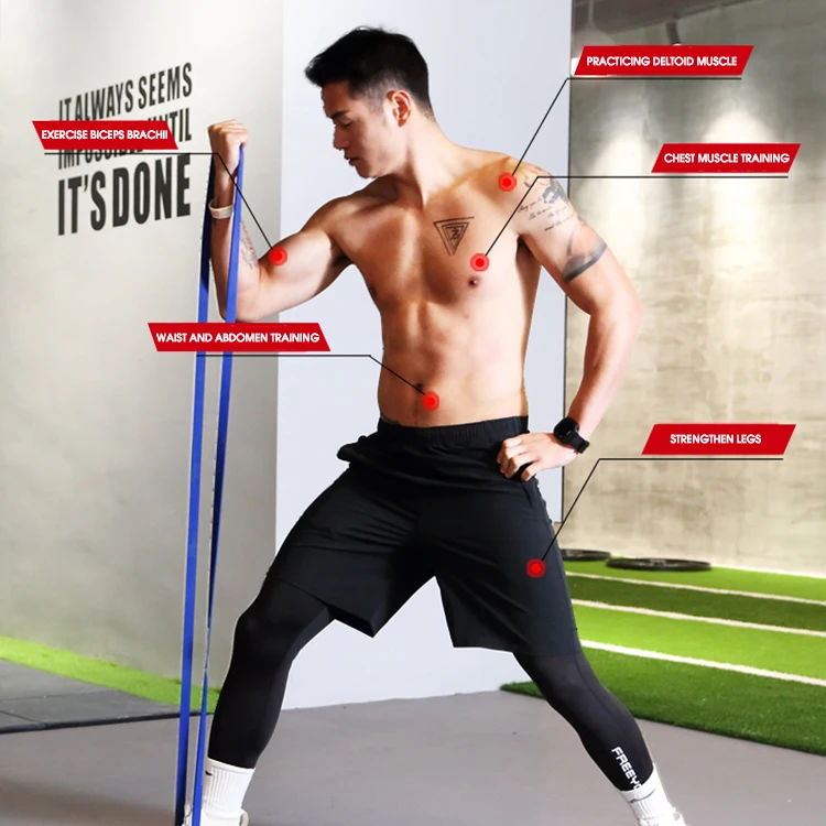 High Quality Latex Pull Up Assist Band Fitness Exercise Resistance Bands Set