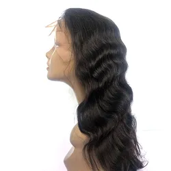 High density 150 180 virgin human hair lace front wig wholesale mink Brazilian human hair bundle with closure frontal vendors