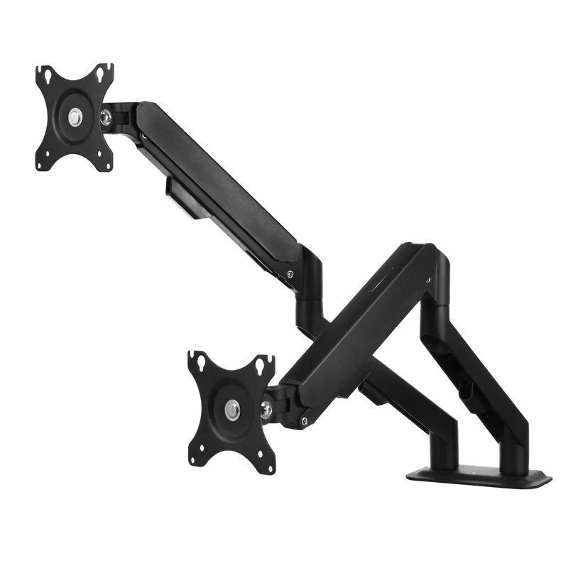 Quality screen Monitor Arm Gas Spring Desk Mount Computer Adjustable Single Monitor Arm Support Mechanical Monitor Arm