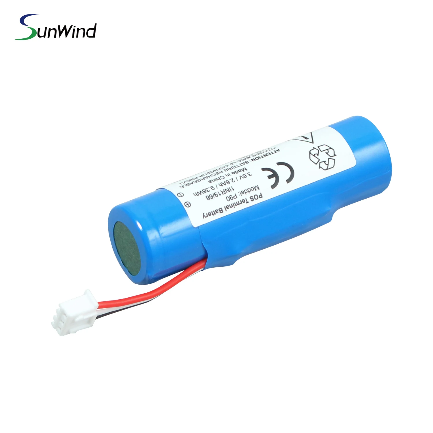 Hot selling for POS Replacement terminal battery for PAX P90 3.6V 2600mAh SWLB 18650 battery Payment machine Li-ion battery