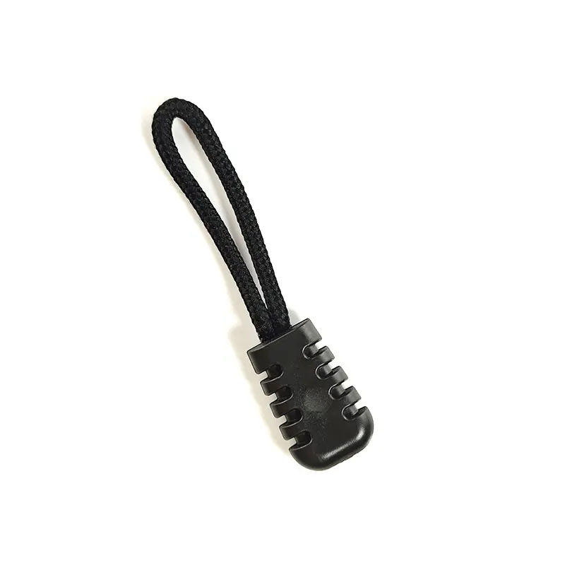 Custom Thickened Plastic Zipper Pull Tail Rope Injection Molding Head Buckle for Luggage Clothing and Accessories