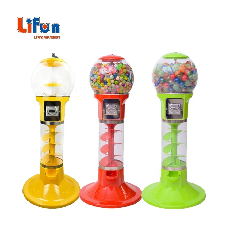 Coin Operated Capsule Toys Gumball Vending Machine Candy Bouncy Ball Gumball Capsules Vending Machine for Sale
