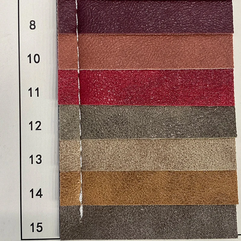 Distressed Faux Leather Fabric Vintage Design Leatherette Upholstery Fabric Soft PU for Sofa Chair Handbags, DIY Crafts