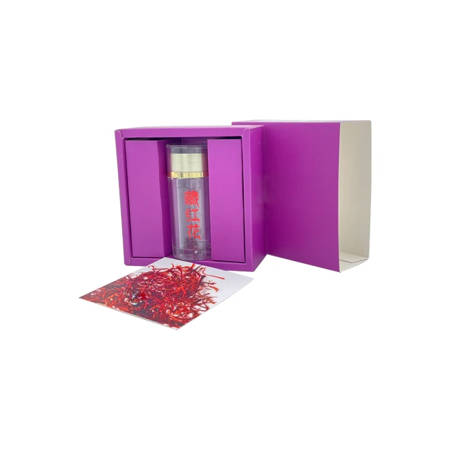 Custom Luxury Design Saffron Jar Packing Box Cardboard Paper Saffron Bottle Packaging Box For Saffron