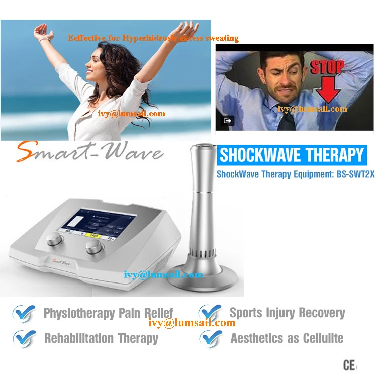 Smartwave Shockwave Therapy Physical Device for Excessive Underarm Sweating (Hyperhidrosis) and armpit treatment