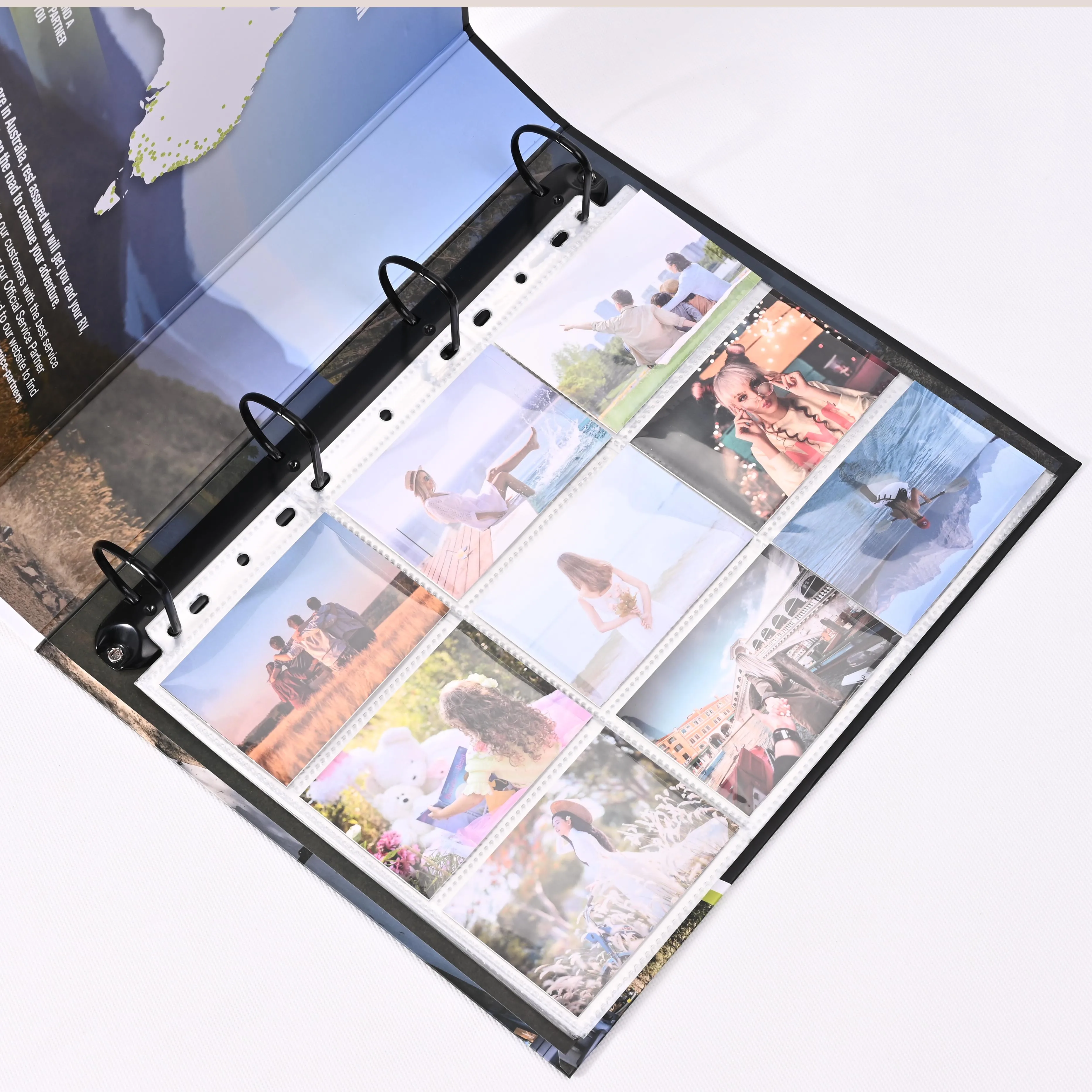 Custom Printed Binders Album Photo Baby Kids Wedding Flexible Photo Album Promotional Binders as Children Gifts