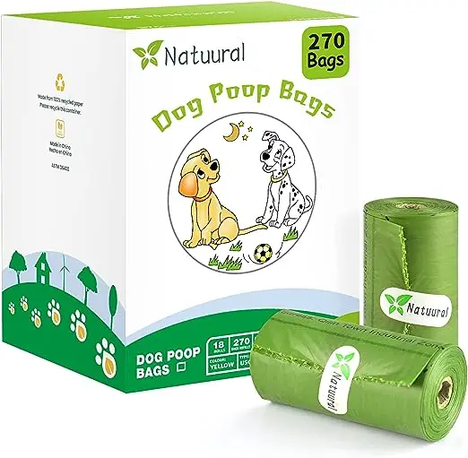 Компостируемые биоразлагаемые пакеты для собачьих кормов с логотипом на заказ