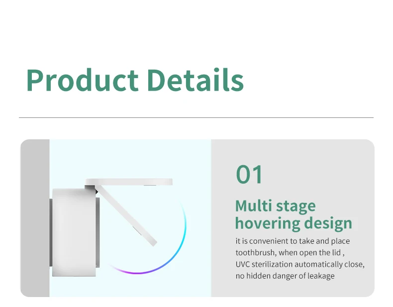 New Toothbrush Sterilizer Wall Mounted Portable Toothbrush Holder With Fan Dryer Nice for Family