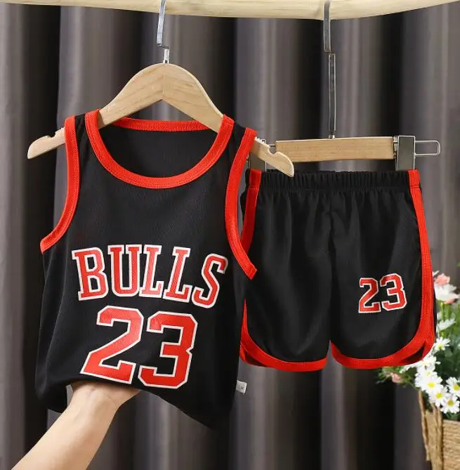 Basketball Jersey Breathable Team Plain Training Basketball Uniform Set Man