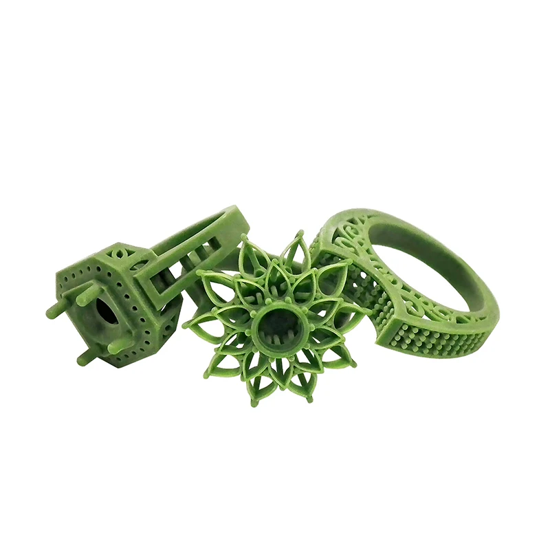 HIMOO 3D printer plastic high wax jewelry resin Green 1kg 405nm