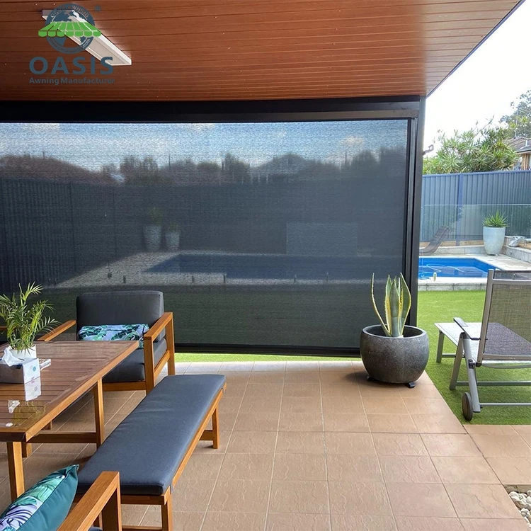 Zip Track Pvc Fabric Coated Replace Line Window Blackout Oasis Shades Material Roller Blind