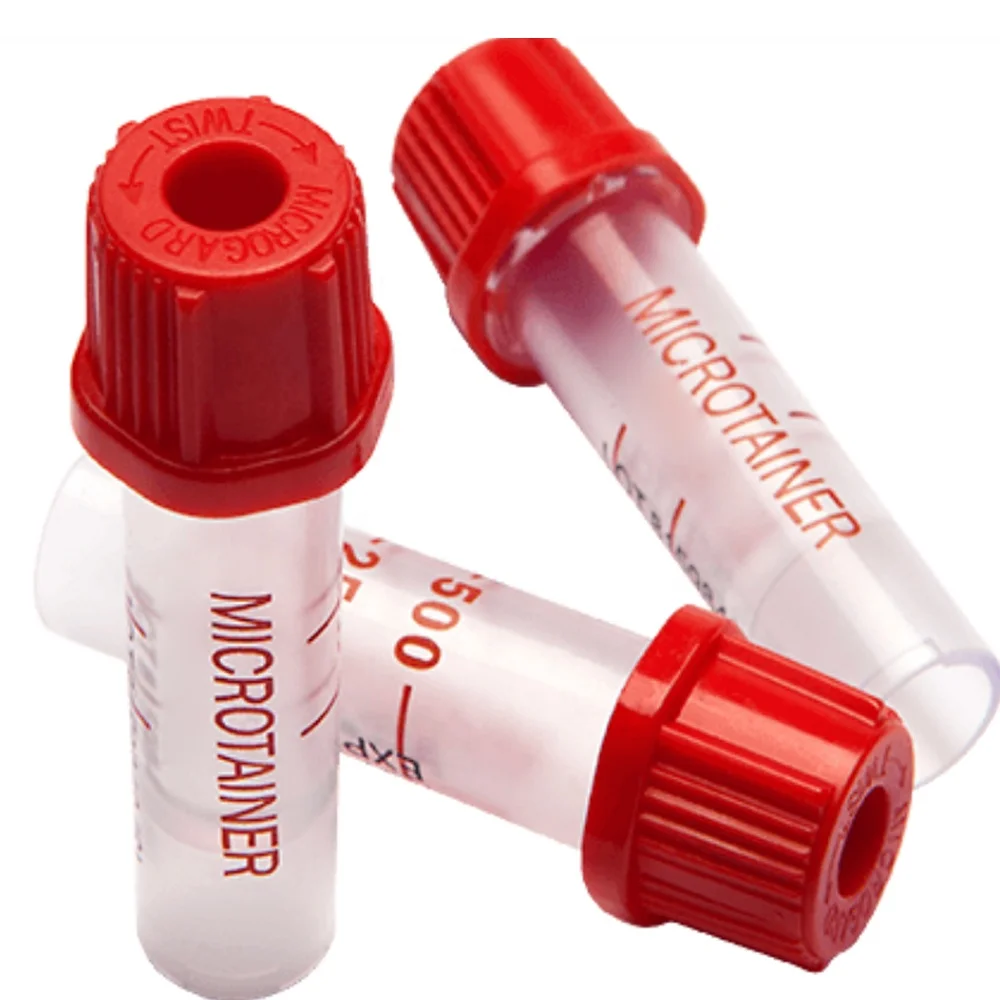 0.25ml 0.5ml 1ml Microtainer Mini Vacuum Blood Collection Tube