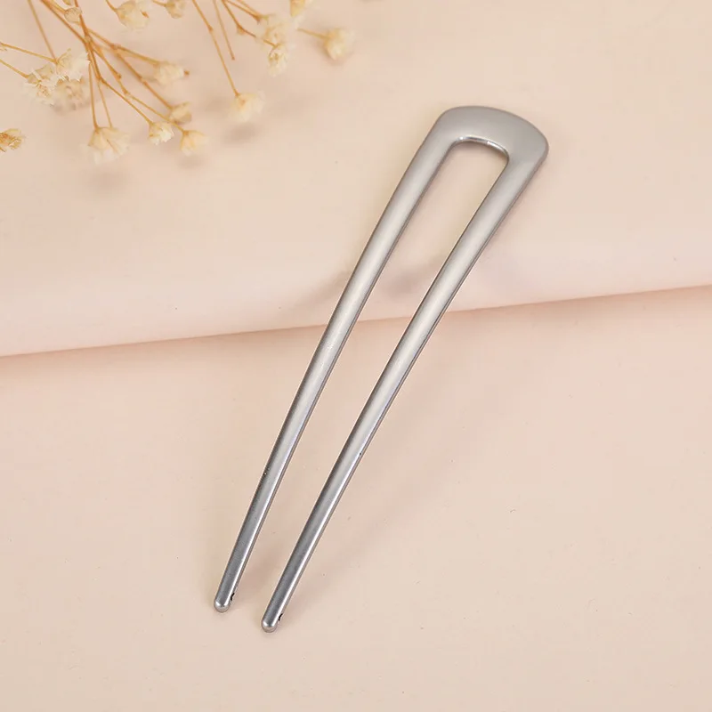 Wholesale 10cm U Shaped Metal Hair Pins Women Hair Sticks For Buns Chignons Wedding Updo Hairstyles And Top Knots