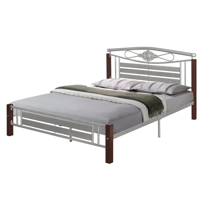 Premium Grade Full Size Double Size Metal Bed Frame Hospital Use Twin Size Steel Bed Frame