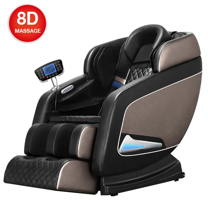 New Design Smart Sl Track Shiatsu Recliner Business Home Seated Zero Gravity Electric 3D 4D Full Body Massage Chair