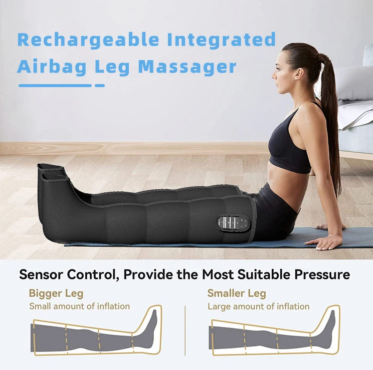 Factory Price Dvt Lymphatic Drainage Rapid Sport Recovery System Air Compression Boots Leg Massager Therapy System
