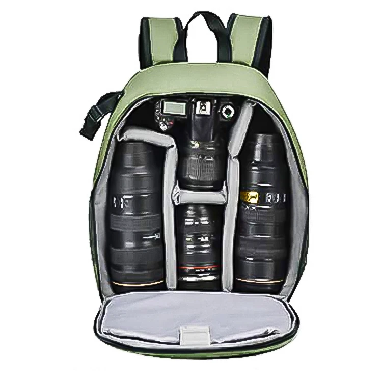 2021 large nylon camera bag waterproof camera backpack videos dslr custom logo for SD card