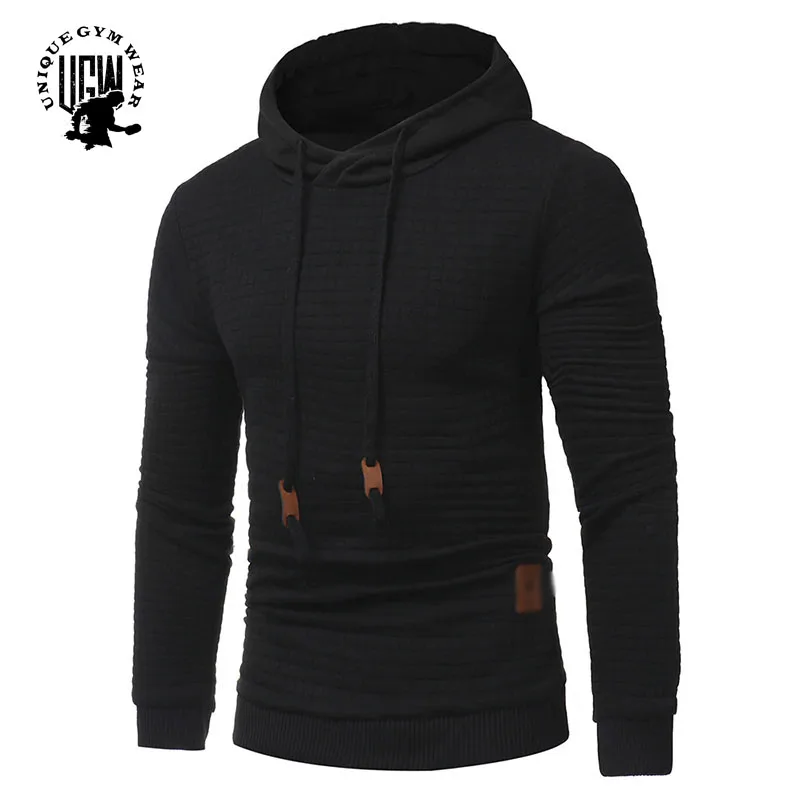 OEM Custom Men Training Pullover Gym Fitness Full Sleeve Sweatshirt Hoodie with Pocket in Wholesale Price