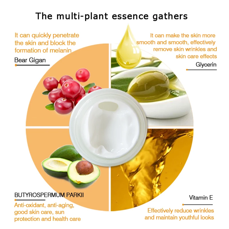 Own brand 30g moisturizing moisturizing cream vitamin E cream freckle cream