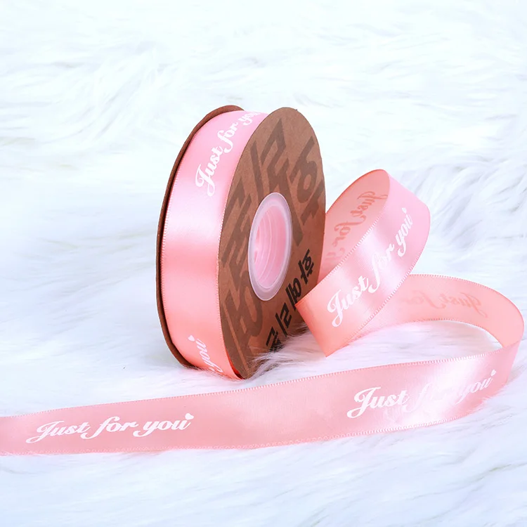 2022 Custom printed grosgrain /party festive gift decoration  ribbon satin ribbon