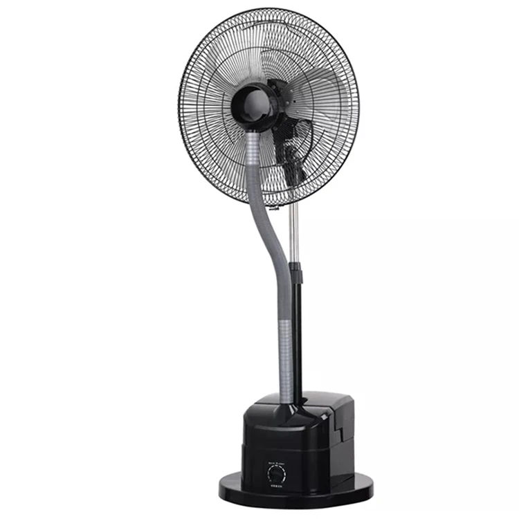 Floor air conditioner spray fan stand electric mist water spray fan air cooler fan with water bottle