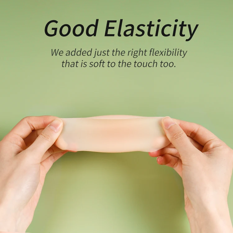 Liquid Material Solid Glueless Soft Sticky Brown Non Adhesive Silicone Nipple Cover