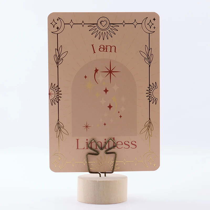 Customized Positive Affirmations Cards Women Motivational Mindfulness Cards