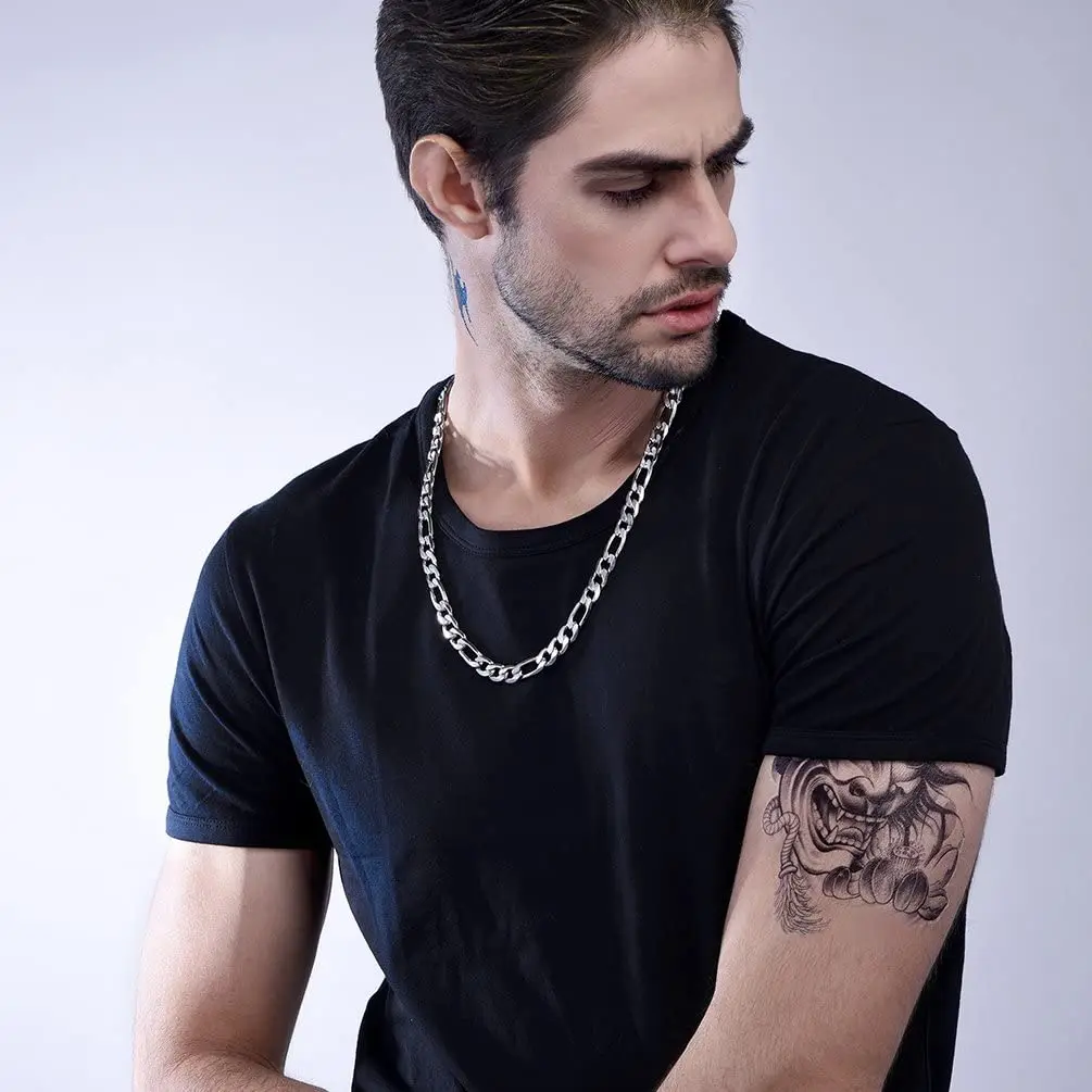 RINNTIN SC34 Мужская толстая цепь с франко-ромбом 925 хип-хоп ювелирные изделия cadena de plata Стерлинговое Серебро плетеная