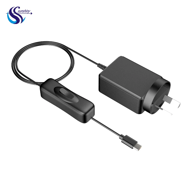 ac to dc adapter output 5V 2.5A 2.6A 3A raspberry pi 3 4  nintendo switch power adapter with new button