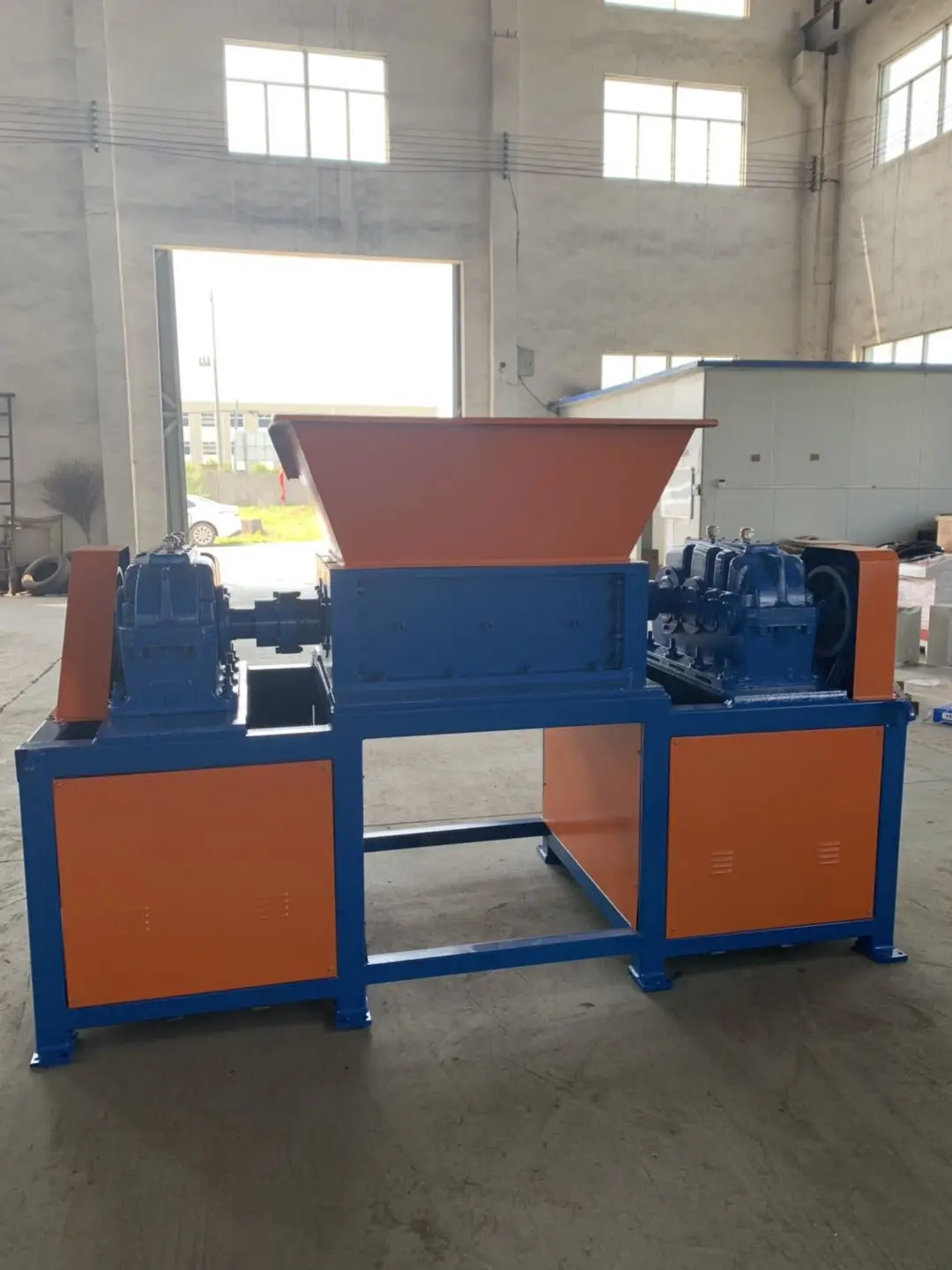 
High quality and reasonable price dual-axis machine shredder double axis shredder for plastic parts and metal 