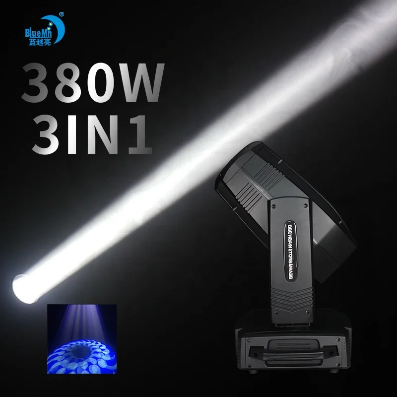 380W BSW 3in1 19R Sharpy Dj Disco Stage Lighting  380W Beam Spot Wash 3in1 Sharpy Beam Moving Head Light