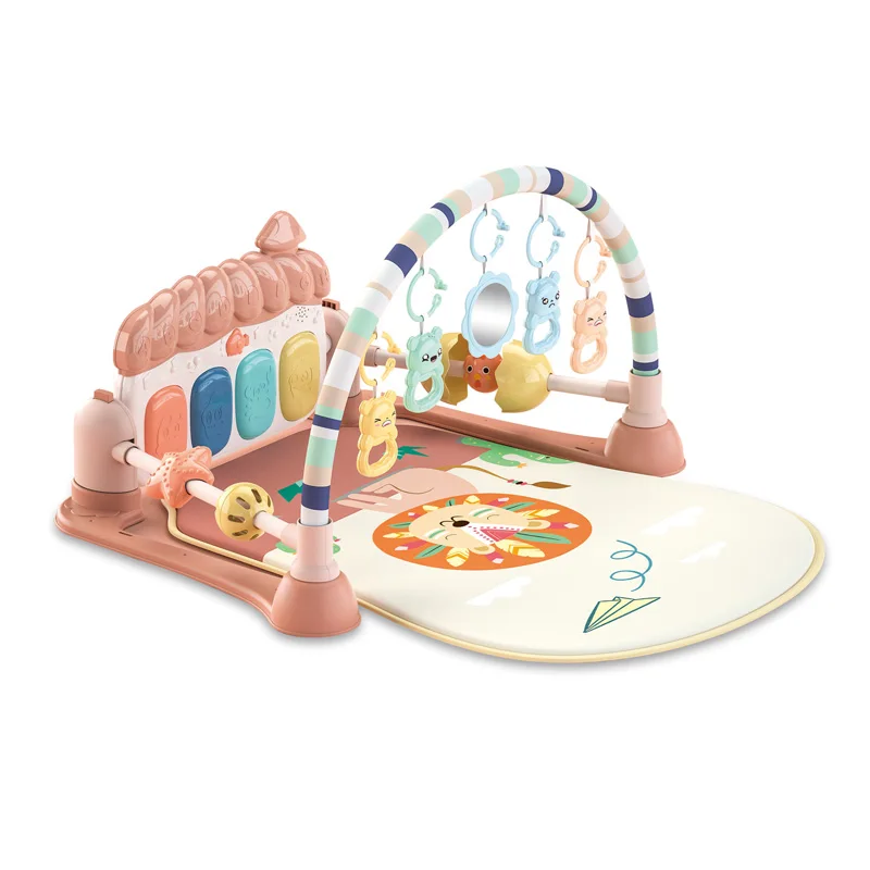 High quality activity piano fitness play mat toy baby carpets toys with music and light