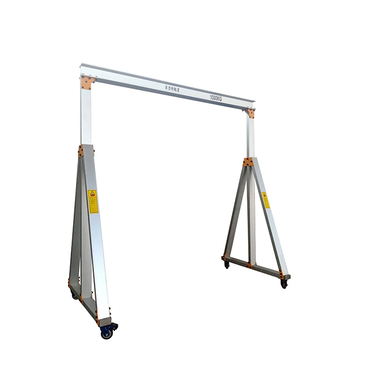 Best Selling Adjustable 1 Ton Portable Aluminium Alloy Gantry Crane