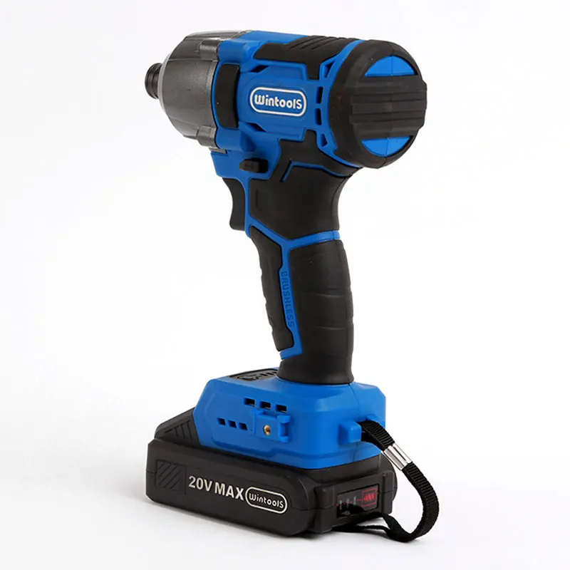  Wintools rechargeable 18V li-ion brushless electric impact cordless screwdriver with 2000Mah