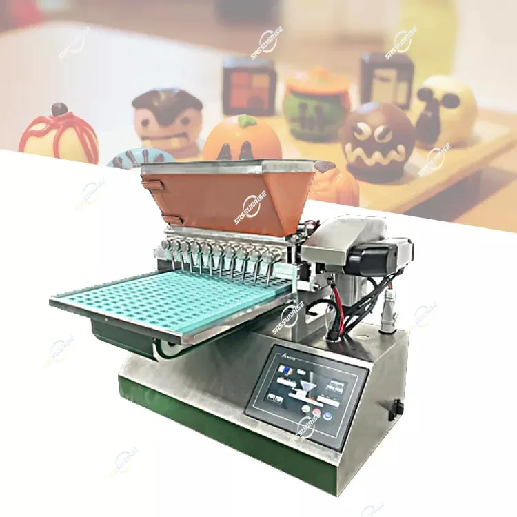 Automatic Desktop Gummy Jelly Hard Candy Chocolate Making Depositing Machine
