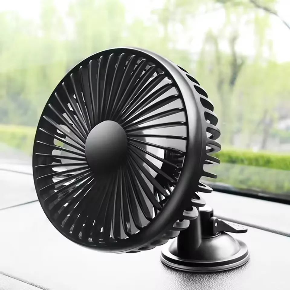 USB Silent Fan Desk Cooler for Laptop Notebook Desktop PC Office Summer Cooling Fan 3 Blades Rotatable USB Mini Fans for car
