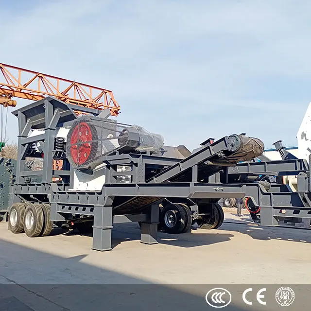 High quality 180t/h granite iron ore mobile jaw crushing plant for sale Peru