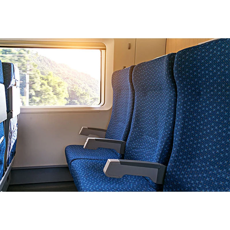 Langsum # Chinese high speed train seat fabric velvet fabric fade resistant solution dyed polyester fabric