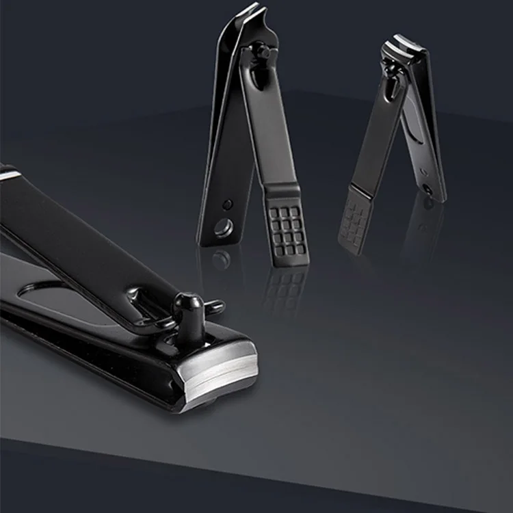 Manicure Set, 18 in 1 Stainless Steel Professional Pedicure Kit Nail Scissors Grooming Kit with Black Leather Travel Case