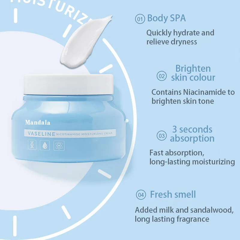 Bulk In Stock Fast Delivery Aloe Vera Moisturizing Deep Mositure Vaseline Nicotinamide Body Lotion