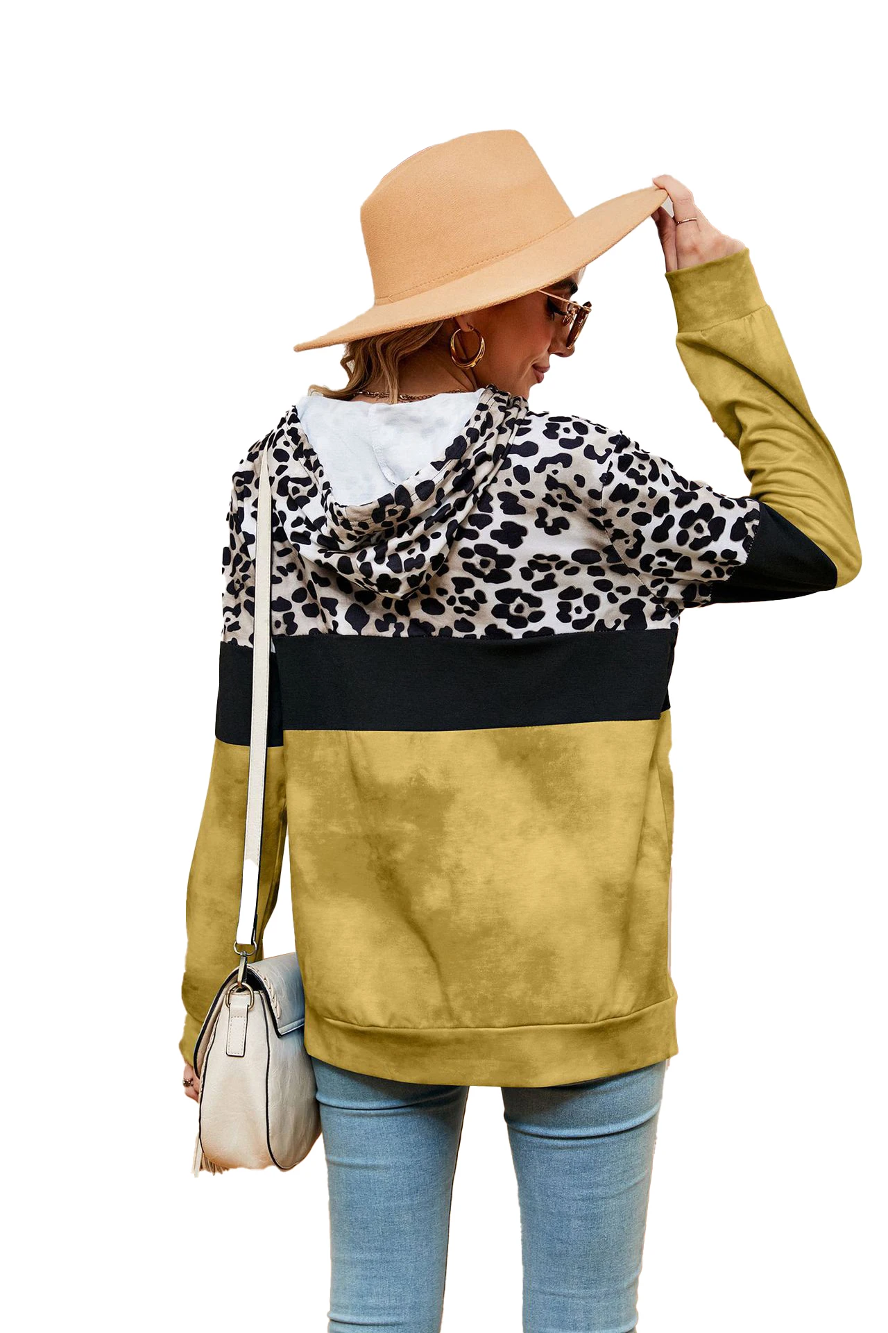 Vintage Wash Wholesale Tie Dye Sun Faded High Quality Printed Sweatshirt Custom Hoodie For Women