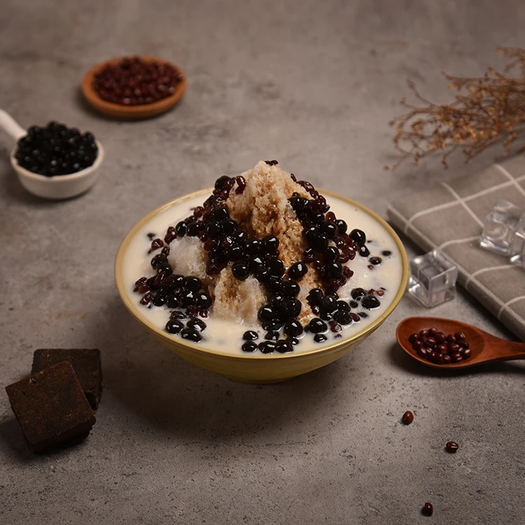 
Bubble Tea Manufacturer Black Boba Pearls Instant Tapioca Balls Ingredients 